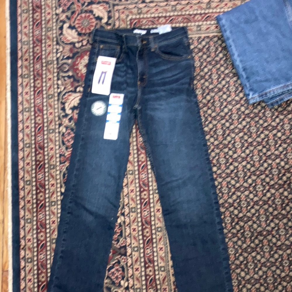 Boys wrangler jeans size 14 slim!